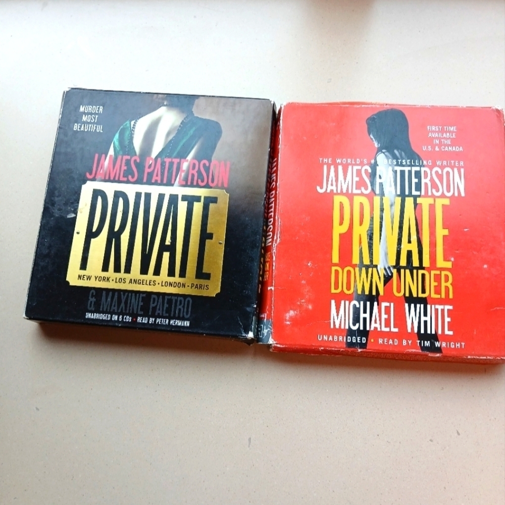 James Pattersons Books On CDs. Private And Private Down Under.